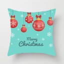 Housse de coussin en lin de Noël 12