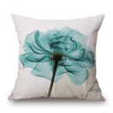 Housse de coussin floral 45 x 45 cm 8