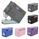 Housse de machine à coudre avec poches de rangement couverture de protection 43 x 31 x 21 cm organisateur textile pour machines à coudre domestiques 6