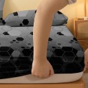 Housse de matelas 200 x 220 cm Imprimé géométrique Housse de matelas moderne 4