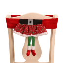 Housse de Noël pour dossier de chaise 4