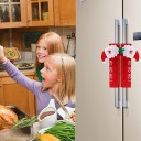 Housse de Noël pour poignée de réfrigérateur 4