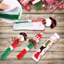 Housse de Noël pour poignées d'appareils 3 pcs 4