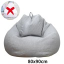 Housse de pouf 80×90 cm avec zip pour remplissage de billes en mousse et textile pour un confort d'assise à l'intérieur comme à l'extérieur 2
