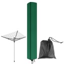 Housse de protection 165 cm pour séchoir extérieur ou séchoir rotatif Housse imperméable résistante avec zip et cordon de serrage Tissu technique 4