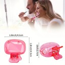 Housse de protection colorée transparente pour tête de brosse à dents de voyage étanche avec clip pour un rangement hygiénique 2