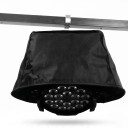 Housse de protection contre la pluie 44 x 42 x 26 cm pour lumière PAR avec passage pour crochet et fond ouvert noir pour lumières de scène 1