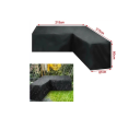 Housse de protection imperméable pour canapé de jardin en L 215 x 215 x 87 x 80 cm pour protection extérieure contre la pluie et le soleil 8