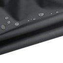 Housse de protection noire pour meubles de jardin 190 x 125 x 80 cm Housse imperméable contre la pluie, la poussière et le soleil avec cordon 4