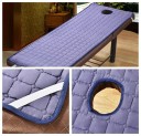 Housse de protection pour fauteuil de massage 185x70cm avec ouverture pour le visage Housse élastique hygiénique SPA Cosmétique Bien-être Matériau confortable et respirant 9