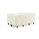 Housse de protection pour mobilier de jardin 225 x 116 x 82 cm housse imperméable contre la poussière le vent la pluie la neige housse extérieure avec cordon de serrage 10