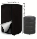 Housse de protection pour pneus 73 x 110 cm Protection durable pour roues Protection contre la poussière, l'humidité et les UV pour le stockage des roues 2