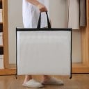 Housse de protection pour vêtements 180 x 60 cm Housse imperméable pour vêtements longs avec fermeture éclair Sac de rangement avec poignées 3