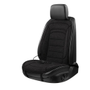 Housse de siège chauffante avec appui-tête Tapis chauffant protecteur pour siège Housse électrique pour voiture avec régulation de température 12V Voyage d'hiver confortable 6