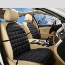 Housse de siège chauffante pour voiture Tapis de protection avec chauffage Coussin avec dossier Réglage de température à deux niveaux Conduite confortable en hiver 2