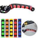 Housse en silicone pour poignée de frein 10 x 2 cm Housse souple antidérapante Matériau durable Protection de la poignée Installation facile 1