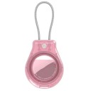Housse étanche pour porte-clés Apple AirTag avec câble en fil Outil de protection contre la perte pour bagages, sacs à dos et accessoires 3