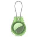 Housse étanche pour porte-clés Apple AirTag avec câble en fil Outil de protection contre la perte pour bagages, sacs à dos et accessoires 4