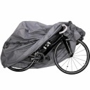 Housse grise imperméable pour vélo et moto 200 x 100 cm Bâche extérieure contre le soleil, la pluie et la poussière avec protection UV Housse 2