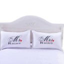 Housses de coussin - Monsieur et Madame 1