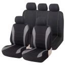 Housses de siège universelles pour voiture 5 places Housses de protection pour sièges avant et arrière Ensemble de housses pour appuie-têtes Housses de siège en tissu respirant 6
