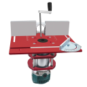 Houtbewerkingskrik 20 x 24 cm aluminiumlegering met gereedschapsplaat voor handaandrijving of 65 mm motor timmermansgereedschap 3