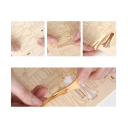 Houten 3D-puzzelmodel van een historische veteranenauto. DIY-bouwpakket. Auto voor kinderen en volwassenen. Creatief speelgoed, assemblagemodel 4