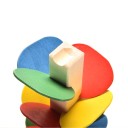 Houten cascadebaan voor kinderen 9
