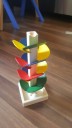 Houten cascadebaan voor kinderen 12