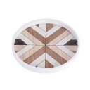 Houten dienblad met mozaïek 6