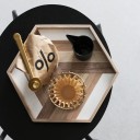 Houten dienblad met mozaïek 2