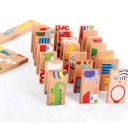 Houten dominostenen 28 stuks 1