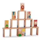 Houten dominostenen 28 stuks 2
