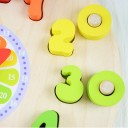 Houten educatieve klok 5