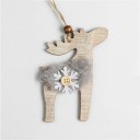 Houten kerstversiering C608 5
