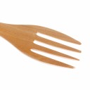 Houten lepel en vork 2 in 1 5