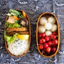 Houten lunchbox, tweelaags 5