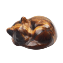 Houten minerale steen in de vorm van een kat 4 cm natuurlijke mineraal decoratieve figuur van steen voor verzamelaars en interieur 5