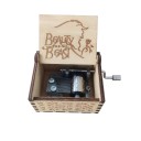 Houten muziekdoosje Belle en het Beest 6x5x4 cm handmatig opwindmechanisme mechanische muziekdoos decoratie cadeau 1