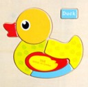 Houten puzzel voor kinderen - Dieren 2