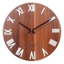 Houten wandklok 16