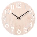 Houten wandklok 10