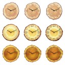 Houten wandklok G1803 3