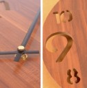 Houten wandklok 5