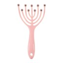 Hovedmassageapparat til stresslindring Blød hovedbundsmassageapparat med 9 stålkugler Anti-stress hovedbundsmassageapparat 19 x 8,5 cm 2