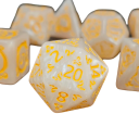 Hrací kostki 7 ks mnohostěnnych RPG kostek dla gier planszowych Dračí doupě Fantasy zestaw kostek do gier fabularnych i planszowych 3