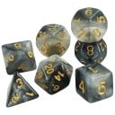 Hracie kocky 7 ks mnohostenné RPG kocky Galaxie štýl Viacfarebná fantasy sada pre stolné hry Dračí doupě roleplay 6