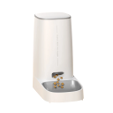 Hrănitor automat pentru pisici de 4 litri cu control WiFi, distribuitor de granule, afișaj LCD, reglare porție de la distanță, hrană uscată, indicator luminos verde/roșu 7