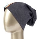 Hue med regnbue-stribe til mænd og kvinder Ensfarvet løs hue af bomuld og polyester Til forår og efterår Hovedomkreds 54 til 59 cm 5