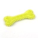Hueso de goma para perro 10,5 x 4 cm con picos de masaje para limpieza dental y entrenamiento de mordida juguete resistente para perros pequeños de varios colores 7 Hueso de goma para perro 10,5 x 4 cm con picos de masaje para limpieza dental y entrenamiento de mordida juguete resistente para perros pequeños de varios colores 7